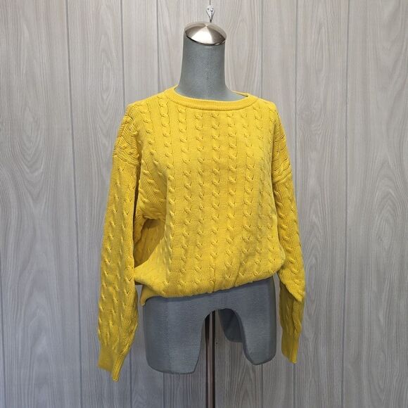United Colors Of Benetton Sweaters - United Colors of Benetton | 100% Cotton Cable Knit Sweater